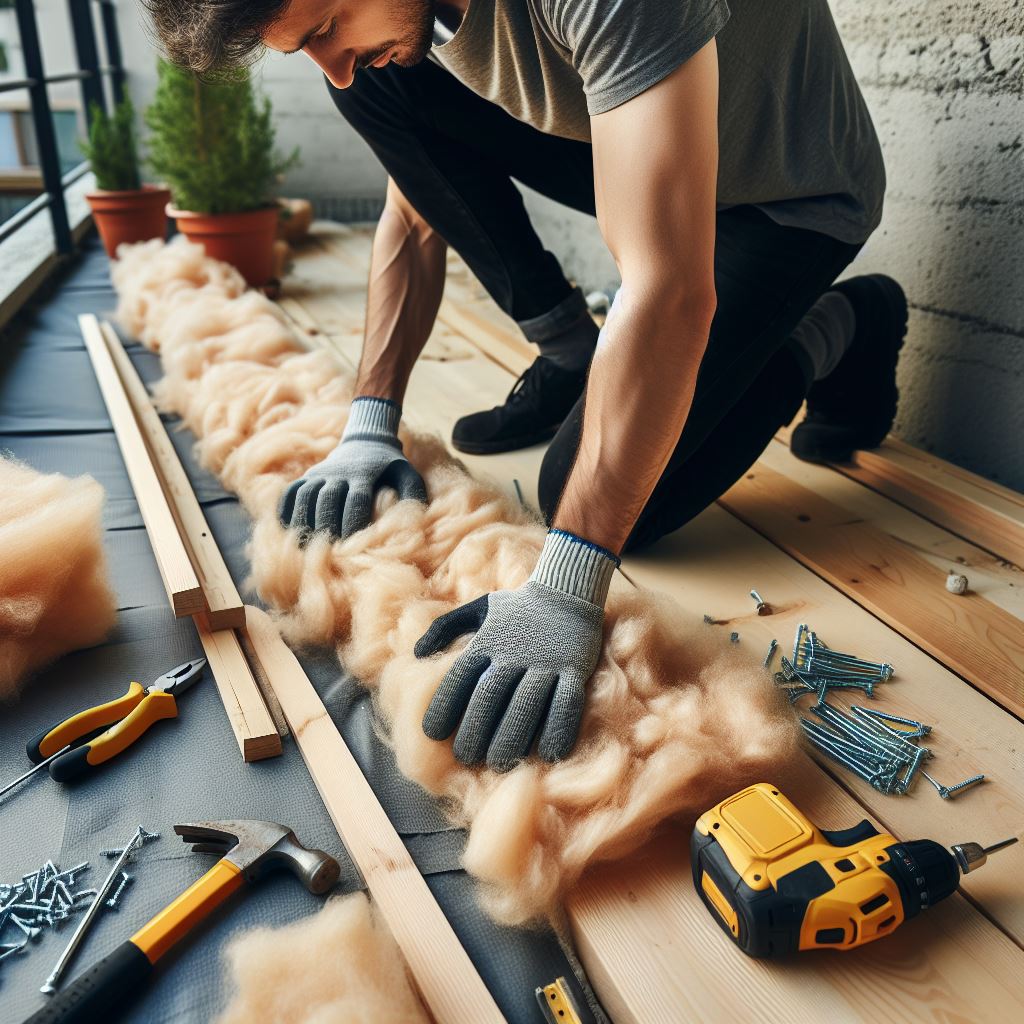 як утеплити підлогу на балконі