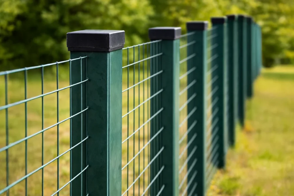 оцинковані стовпи під зварну сітку